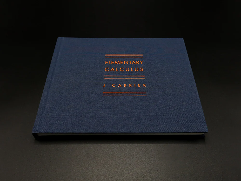 J. Carrier – Elementary Calculus (Rare) - Image 8