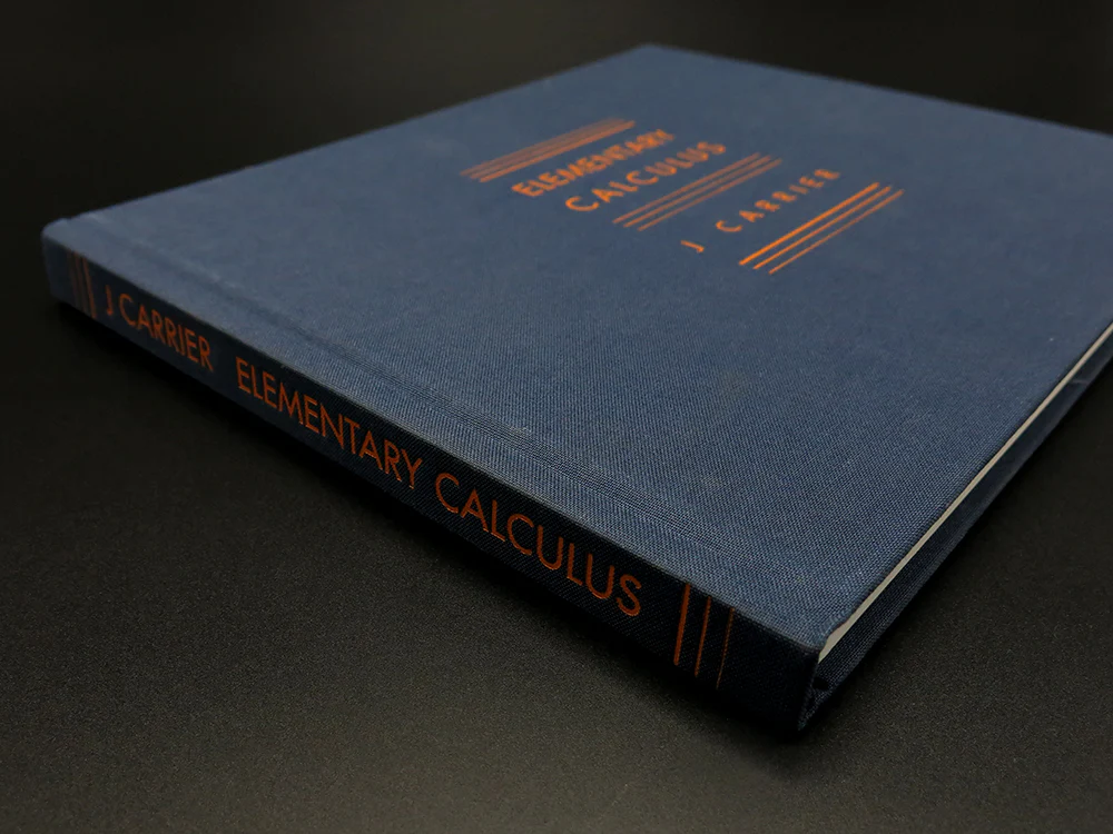 J. Carrier – Elementary Calculus (Rare) - Image 9