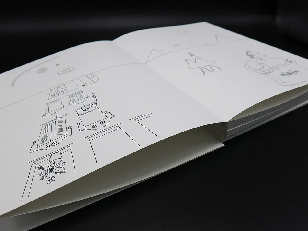 Saul Steinberg - 4 Leporellos: The Line / Types of Architecture / Shores of the Mediterranean / Cities of Italy (Rare) - Image 4